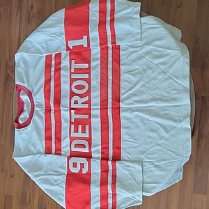 Vintage Throwback Detroit Redwings hockey jersey Federov #91